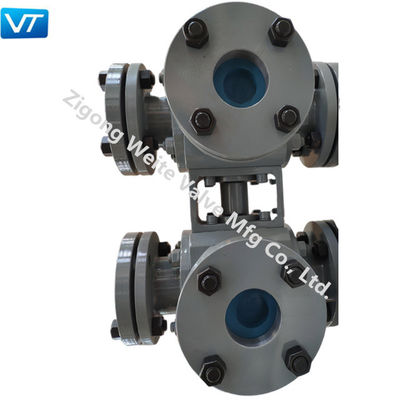 品質  VT Natural Gas Pipeline Fast Discharge Quick Shutdown Double Ball Valves 工場