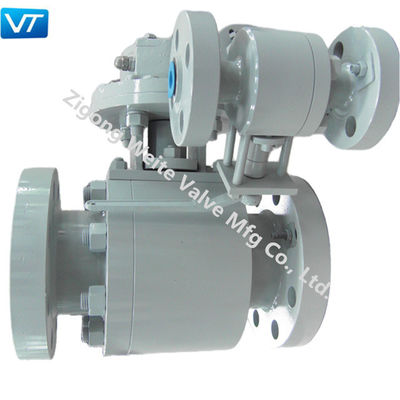 品質  Forged Steel Double Oil Pipeline Valves ISO5211 Double Block And Bleed Ball Valves 工場