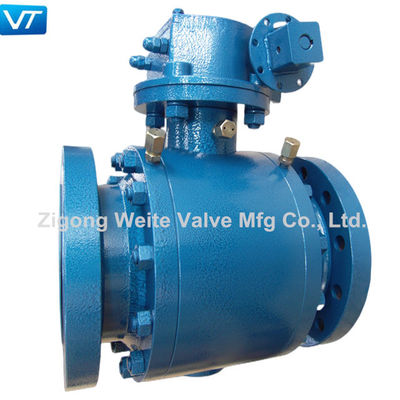 品質  6" 300LB Trunnion Mounted Ball Valve Electric ASME B16.34 Ball Valve 工場